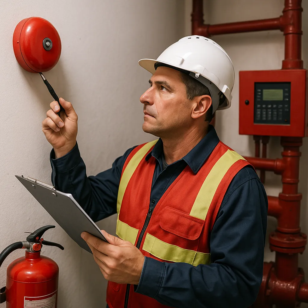 نگهداری و بازبینی دوره‌ای تجهیزات آتش‌نشانی